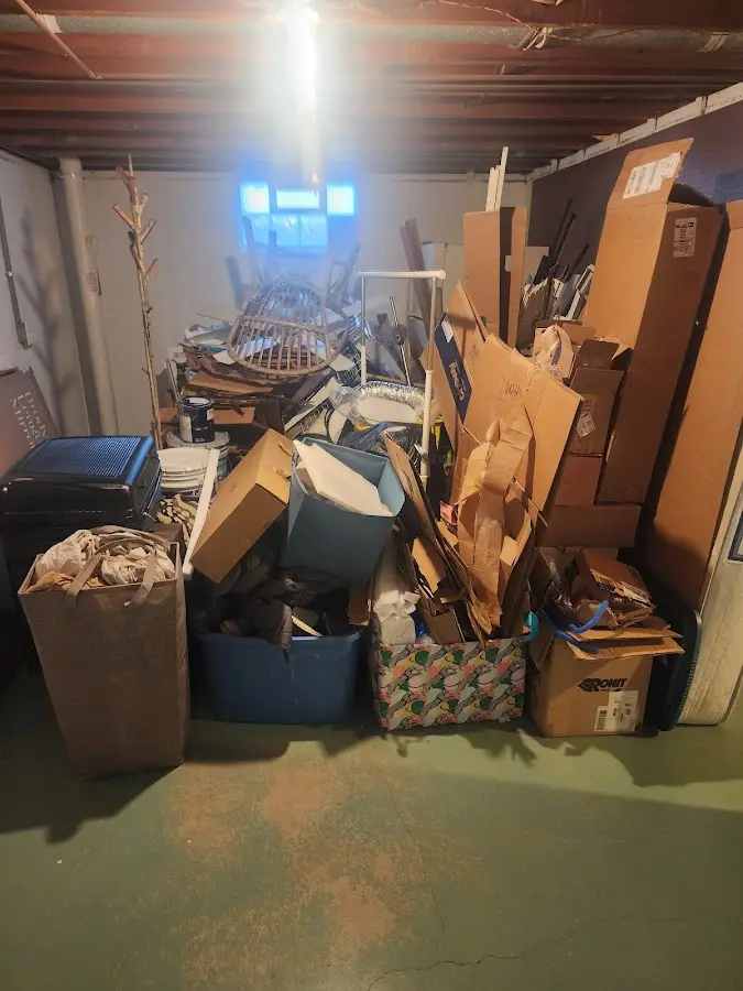 Roll-off dumpster container at job site for Concrete Dumpster Rental in Campbell